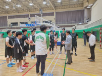 제64회 도민체전 사전경기(농구,씨름,골프) 격려